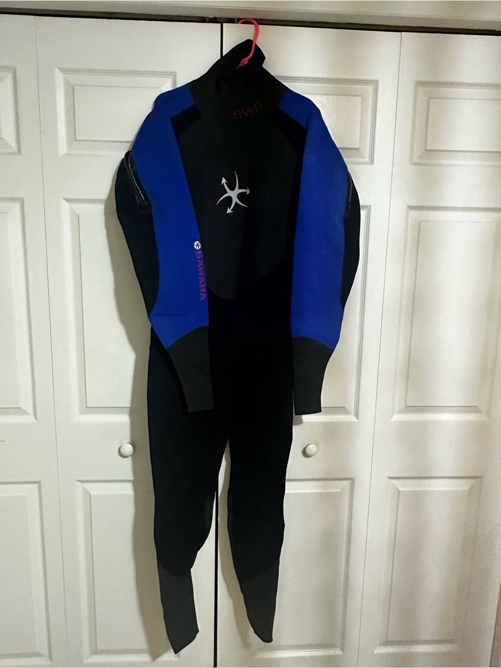 SWS Sahara Men’s Blue & Black Full-Body Wetsuit